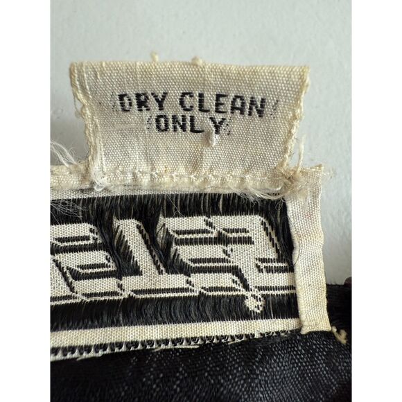 VTG Pete's Black Silk Multicolor Sequin Beaded Short Sleeve Blouse Top Women's M - Picture 5 of 10